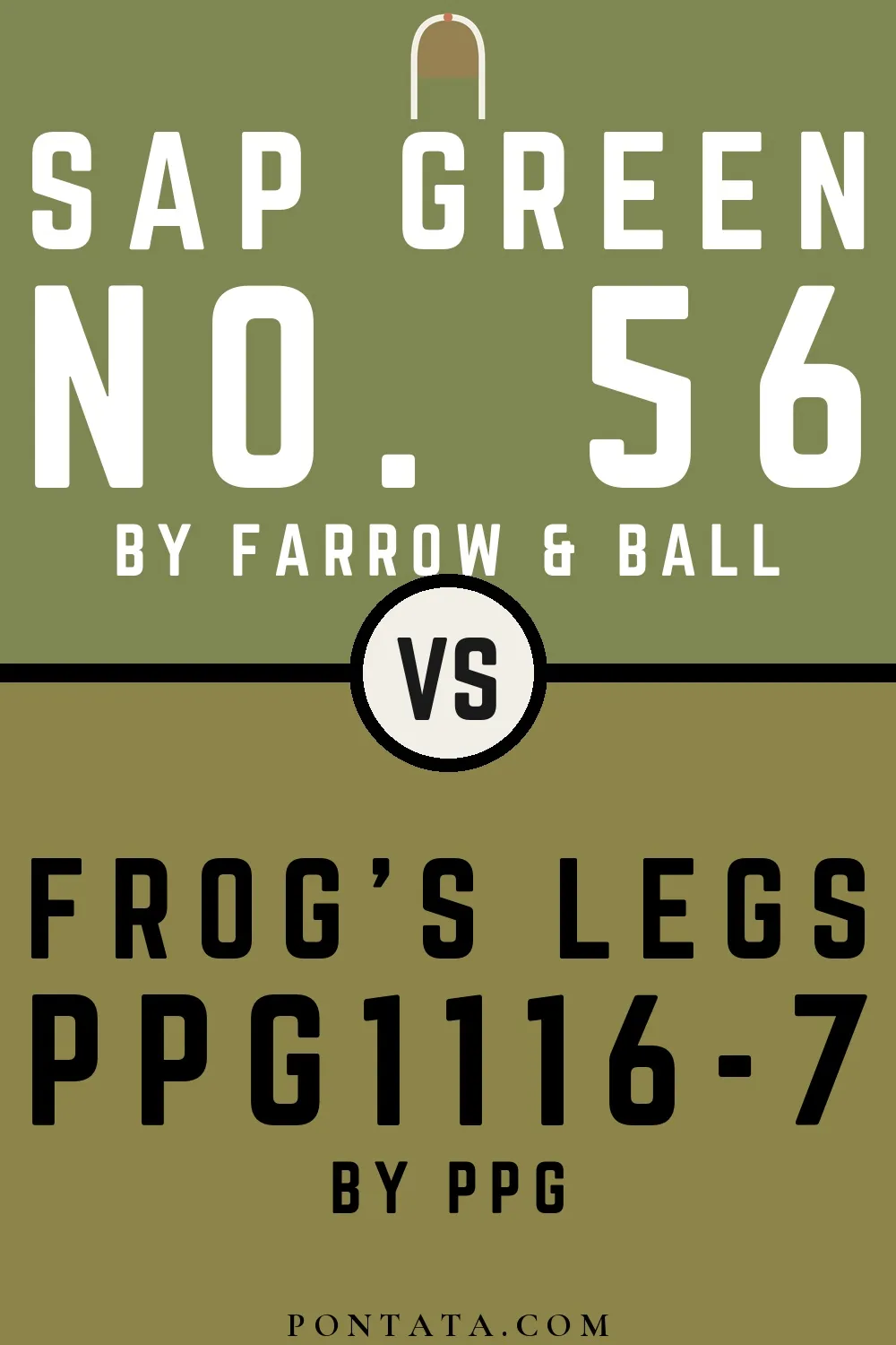 Sap Green vs Frog's Legs