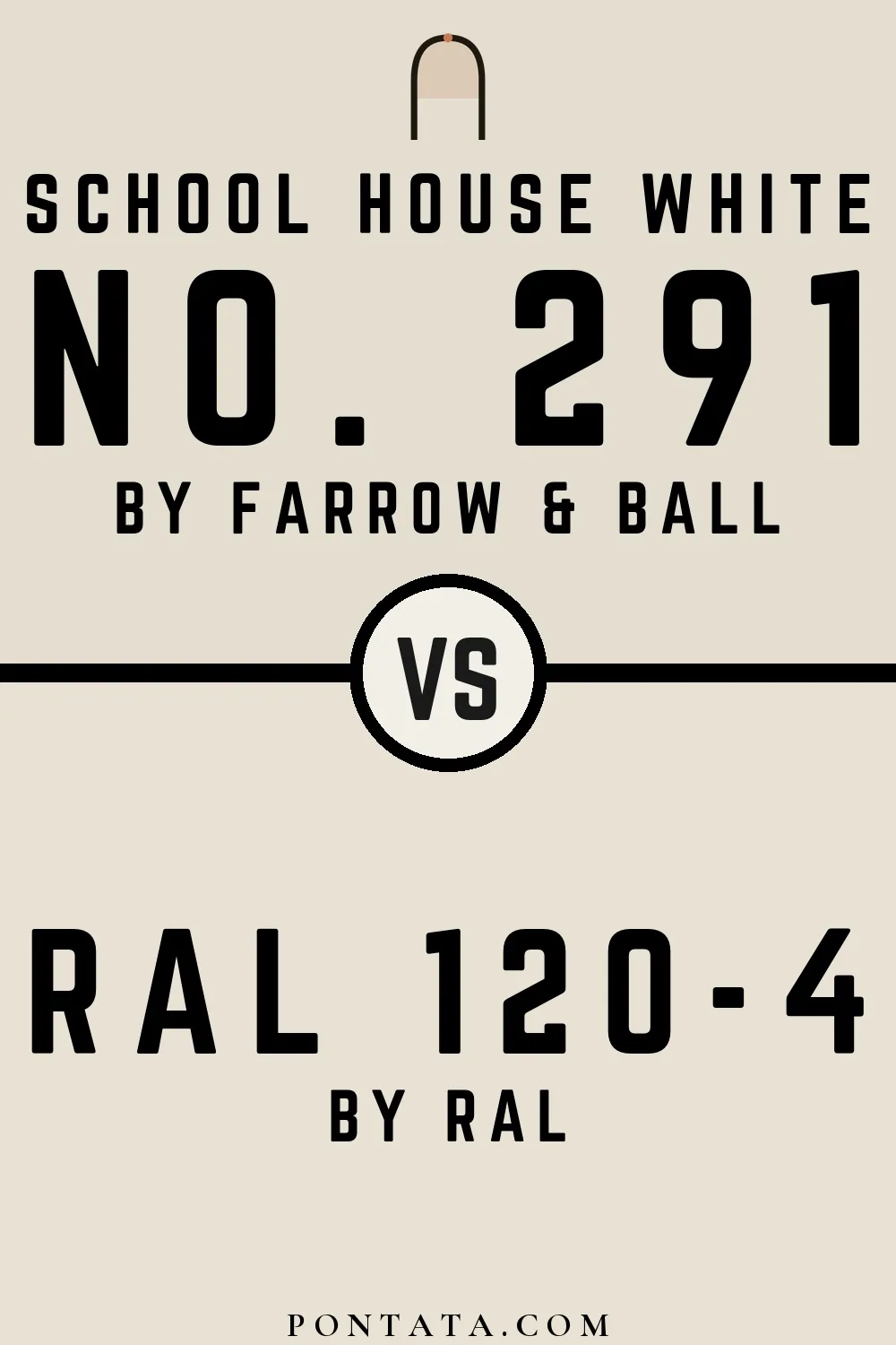 School House White vs RAL 120-4
