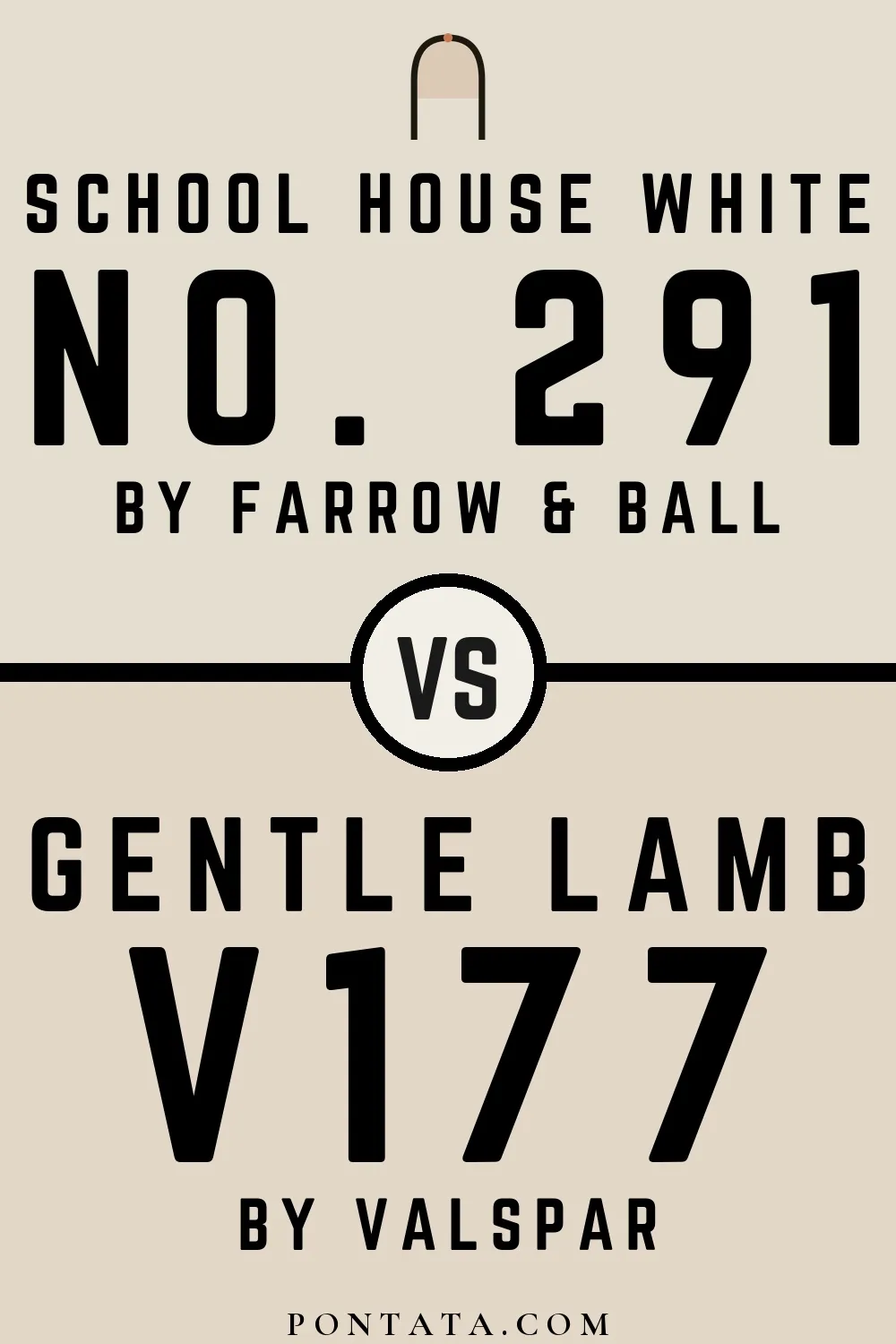 School House White vs Gentle Lamb