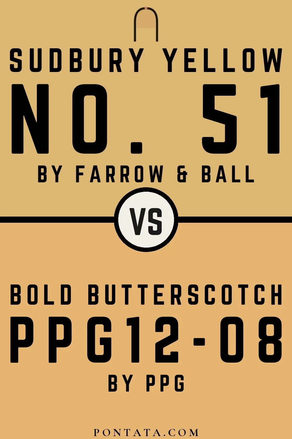 Sudbury Yellow vs Bold Butterscotch