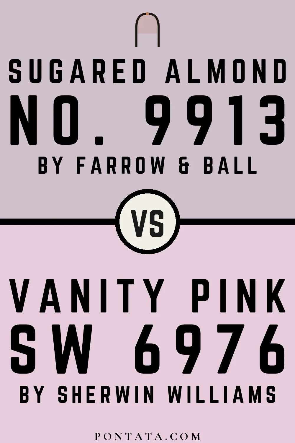 Sugared Almond vs Vanity Pink