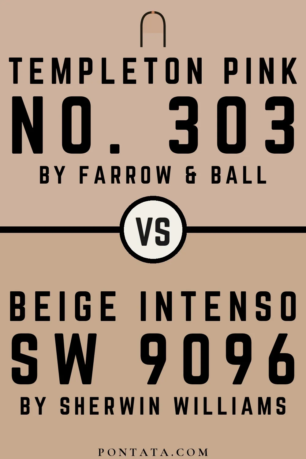 Templeton Pink vs Beige Intenso