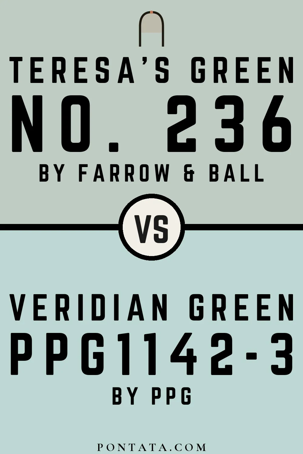 Teresa's Green vs Veridian Green