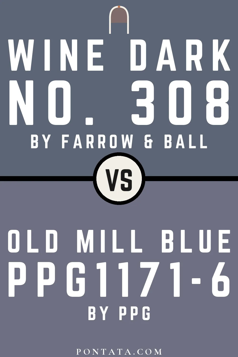 Wine Dark vs Old Mill Blue