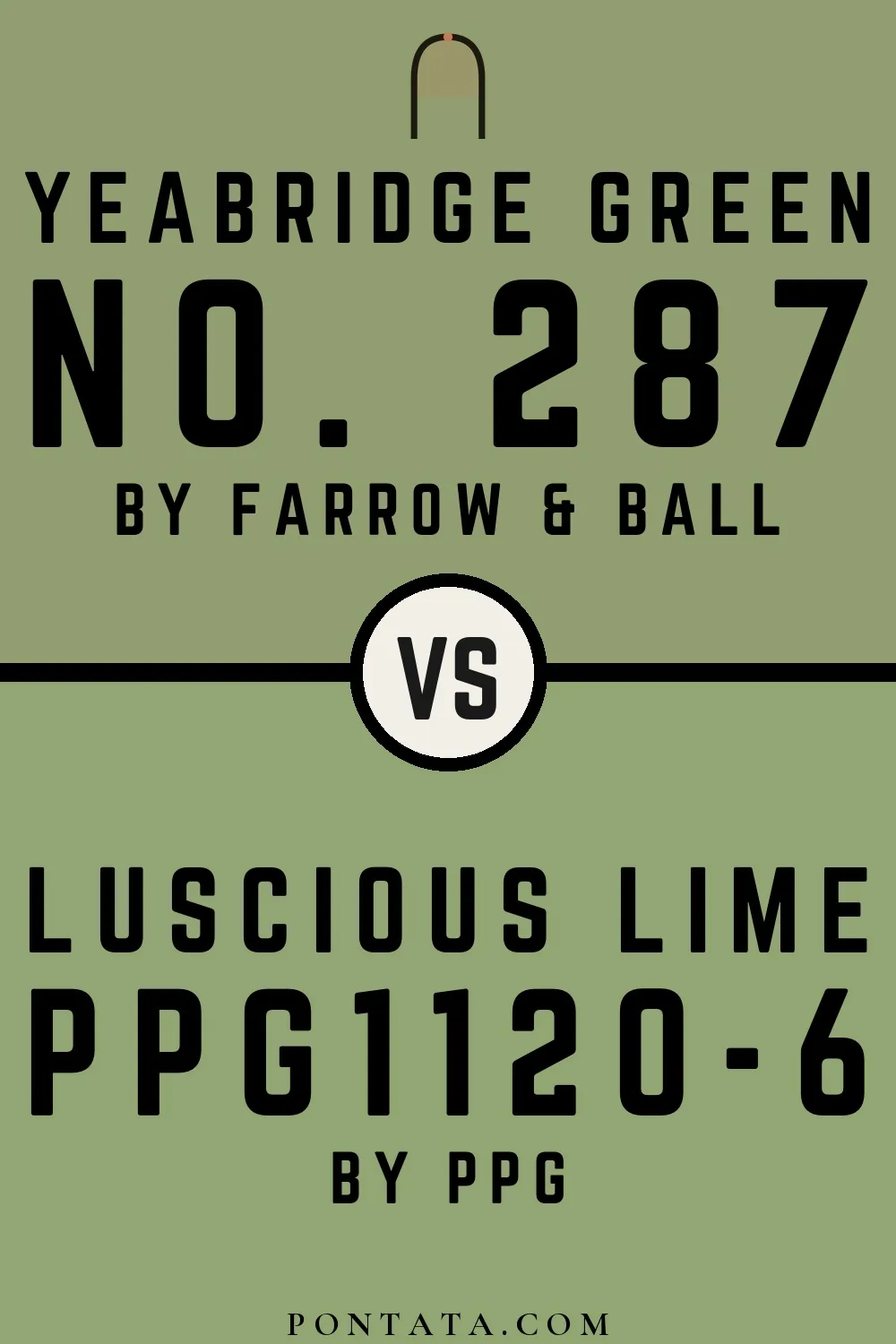 Yeabridge Green vs Luscious Lime