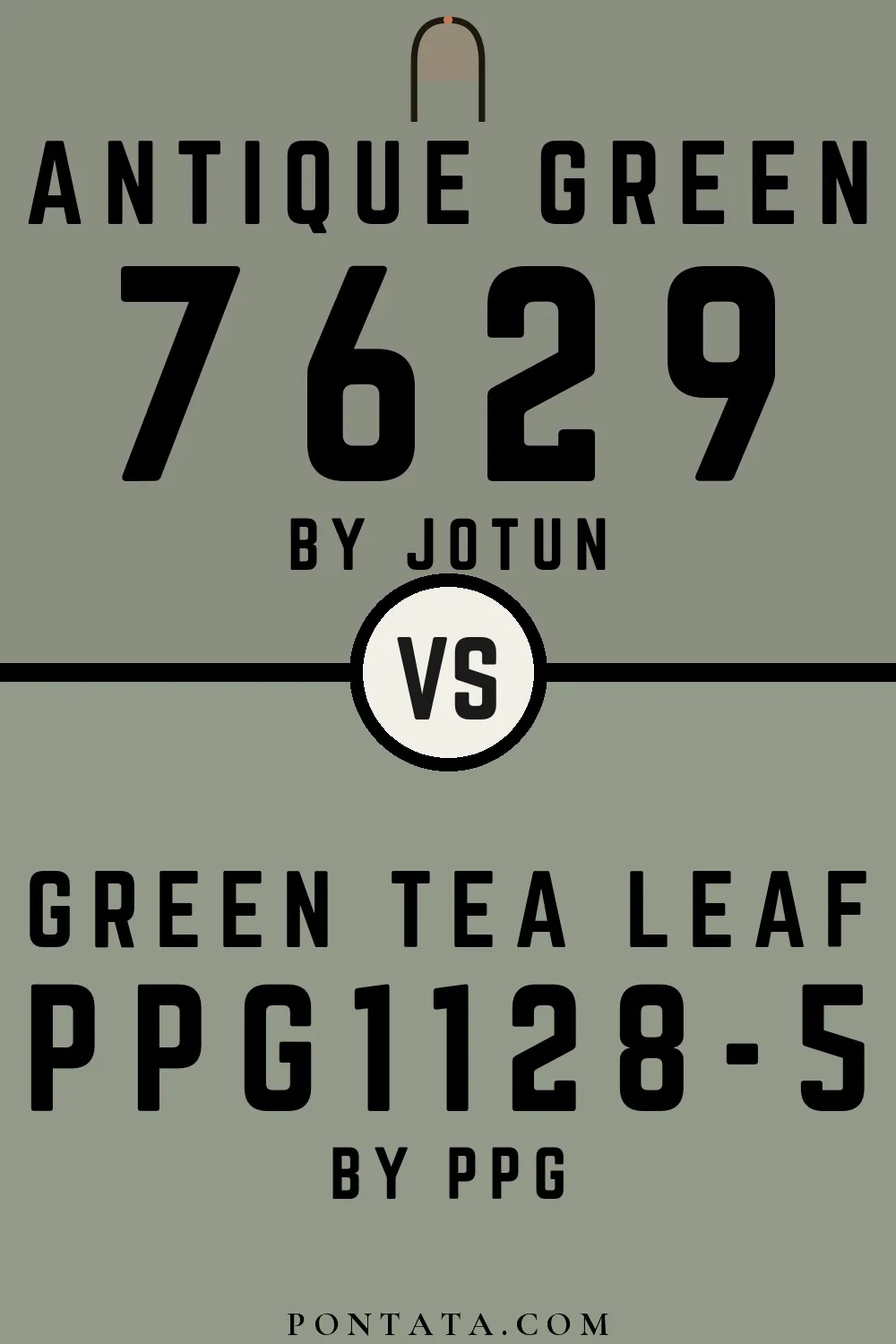 Antique Green vs Green Tea Leaf