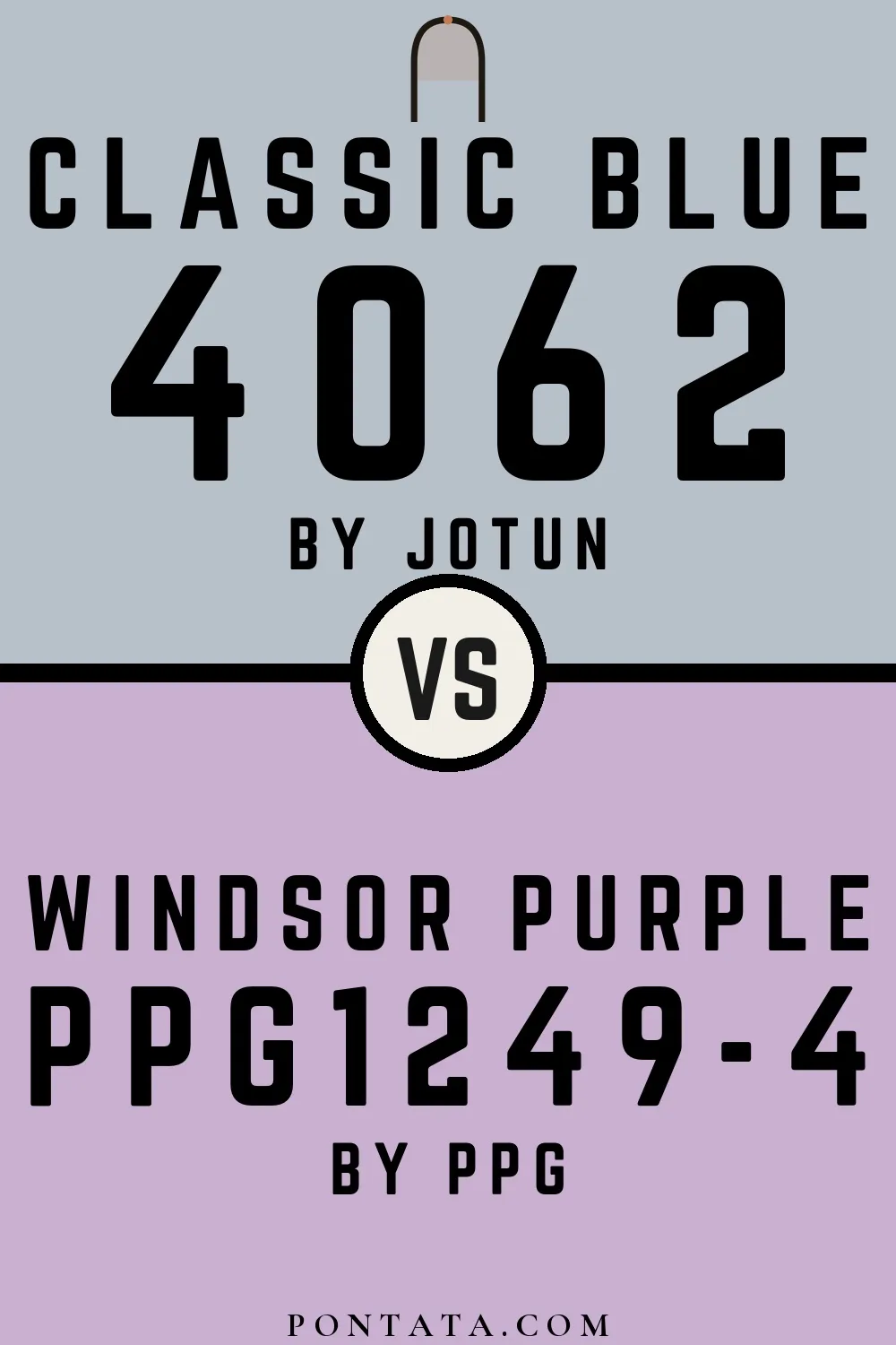 Classic Blue vs Windsor Purple