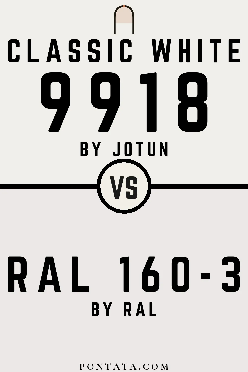 Classic White vs RAL 160-3