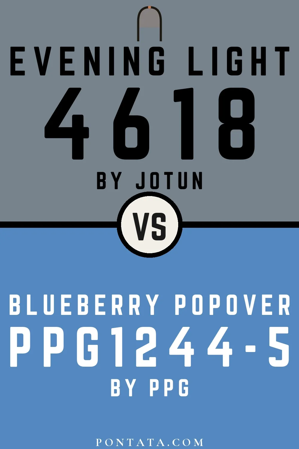 Evening Light vs Blueberry Popover