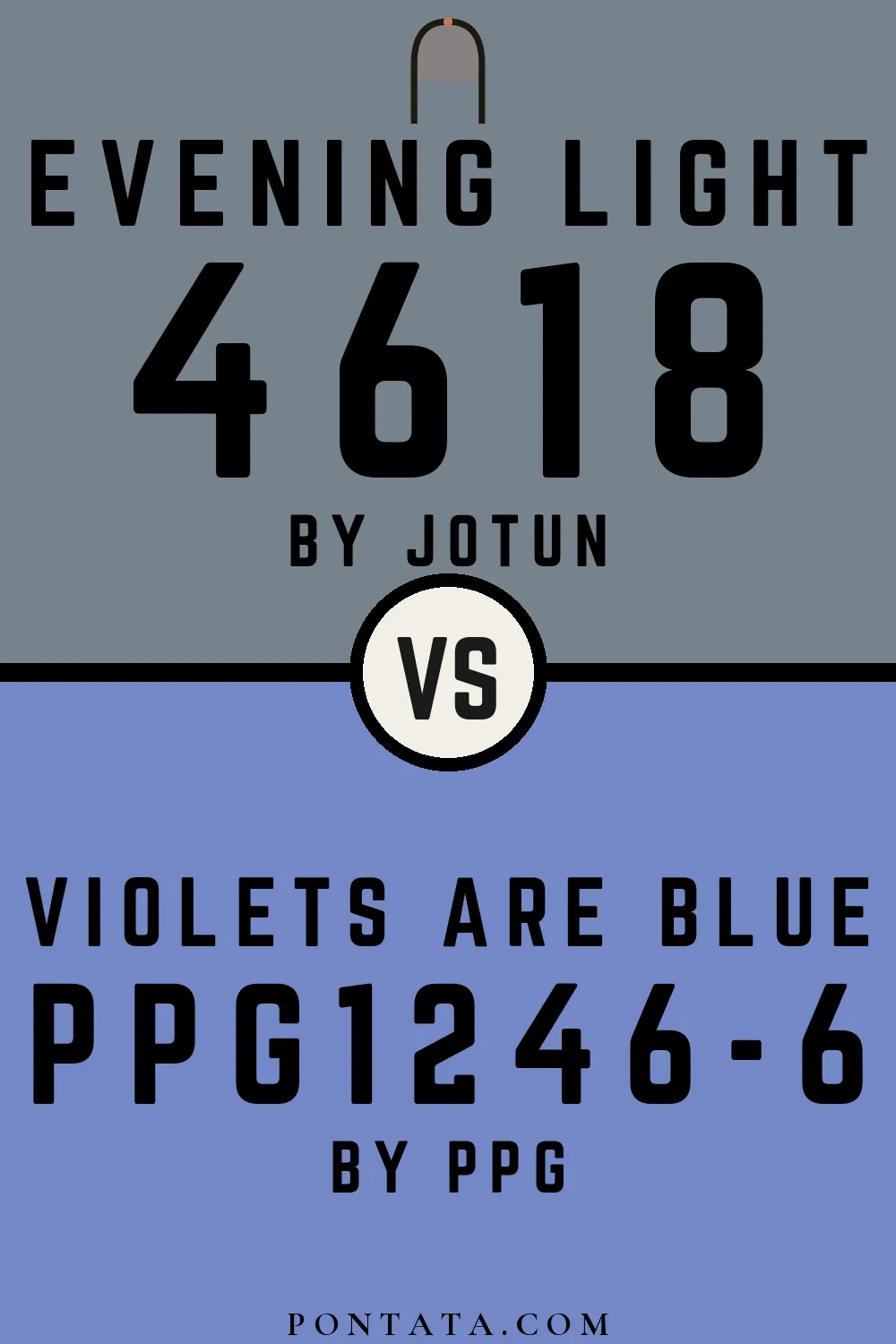 Evening Light vs Violets Are Blue
