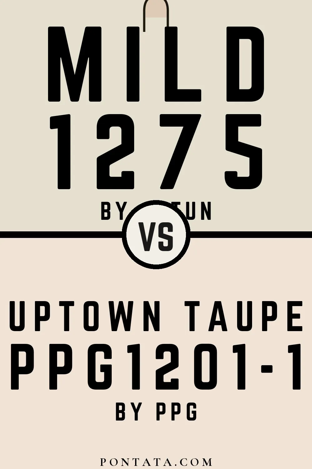 Mild vs Uptown Taupe