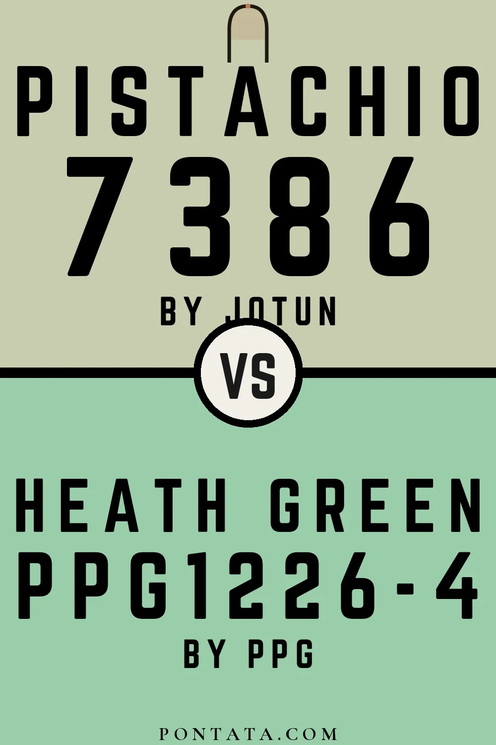 Pistachio vs Heath Green