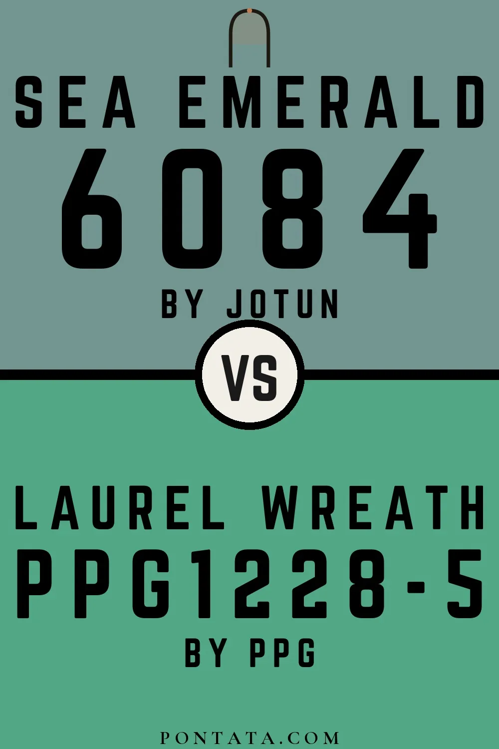 Sea Emerald vs Laurel Wreath