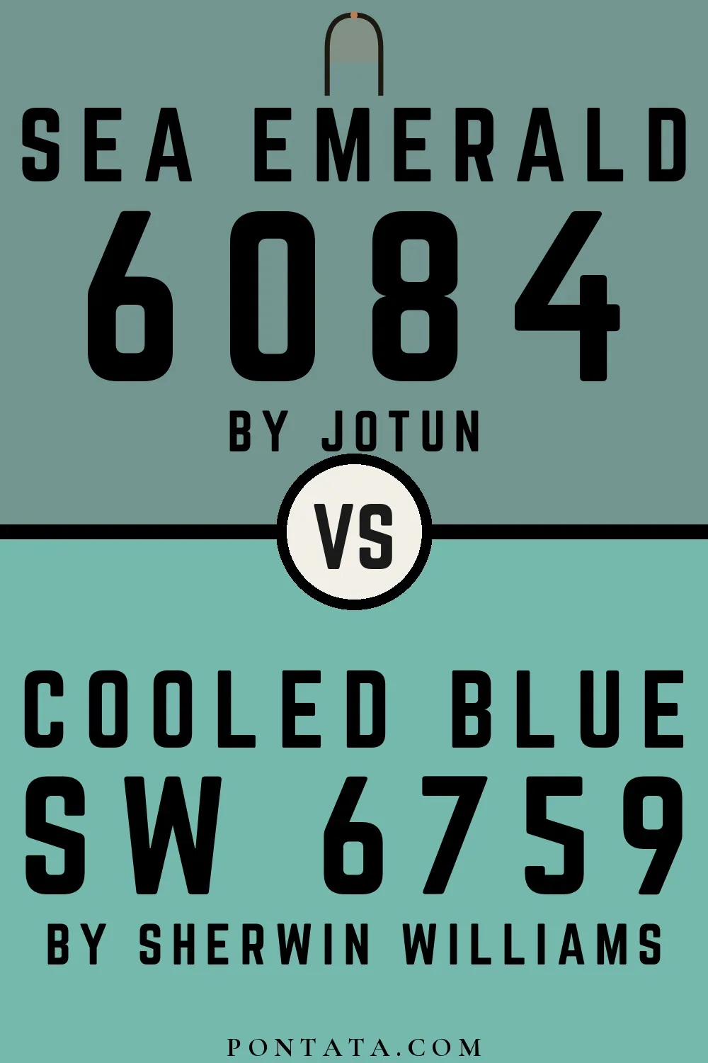 Sea Emerald vs Cooled Blue