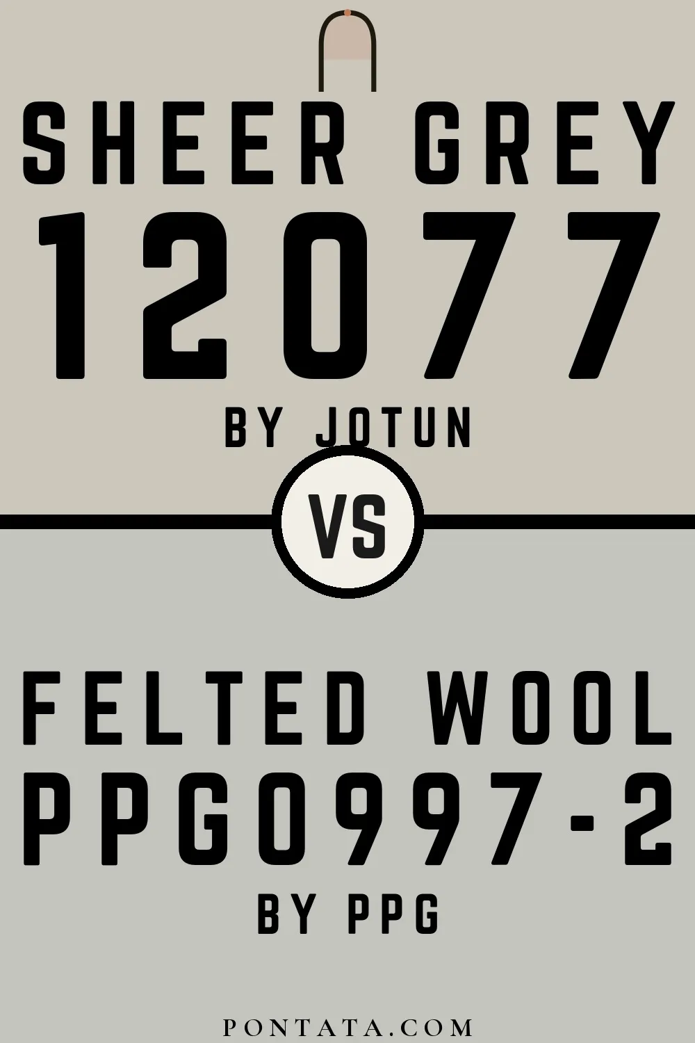 Sheer Grey vs Felted Wool