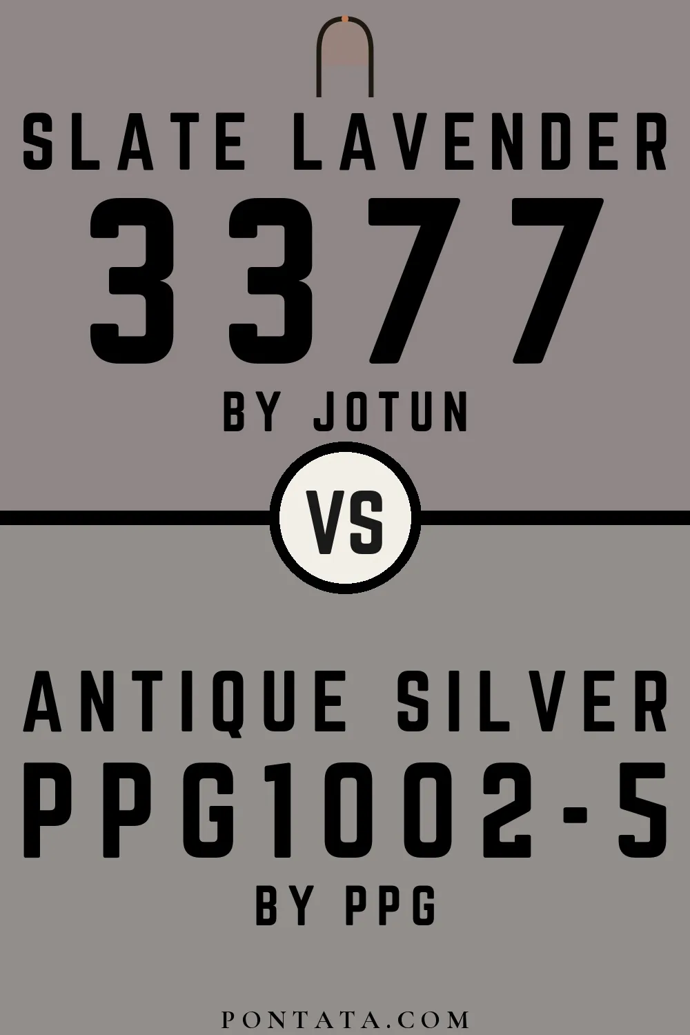 Slate Lavender vs Antique Silver
