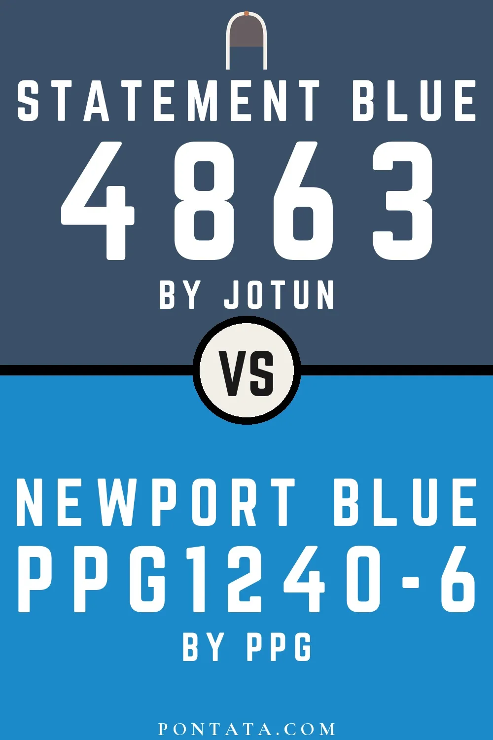 Statement Blue vs Newport Blue