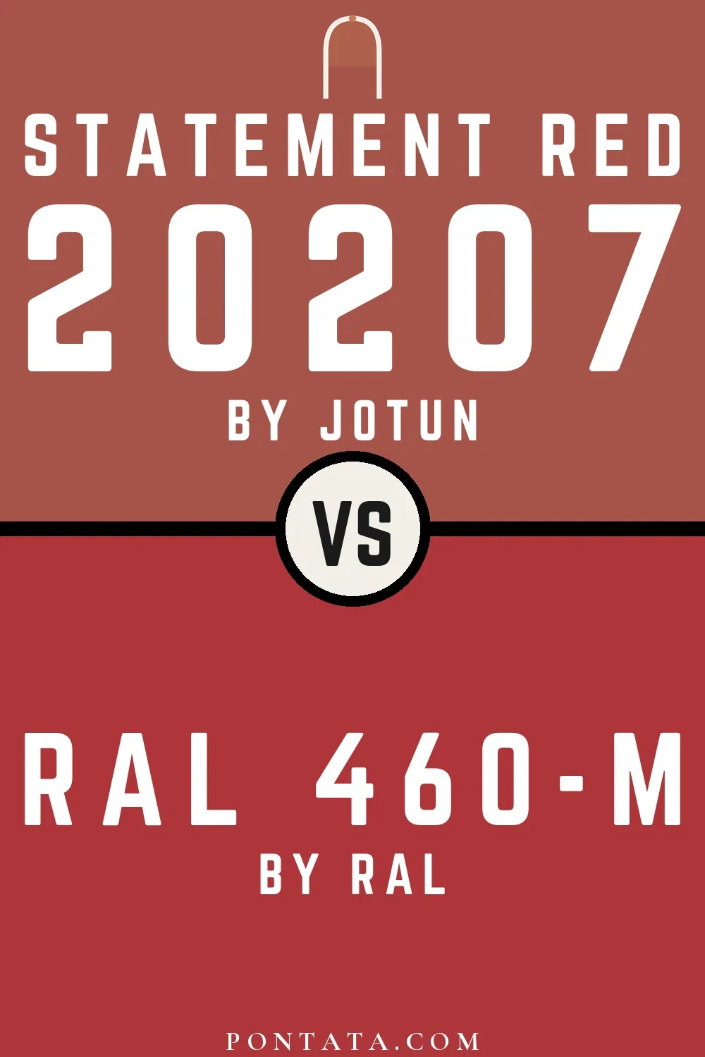 Statement Red vs RAL 460-M