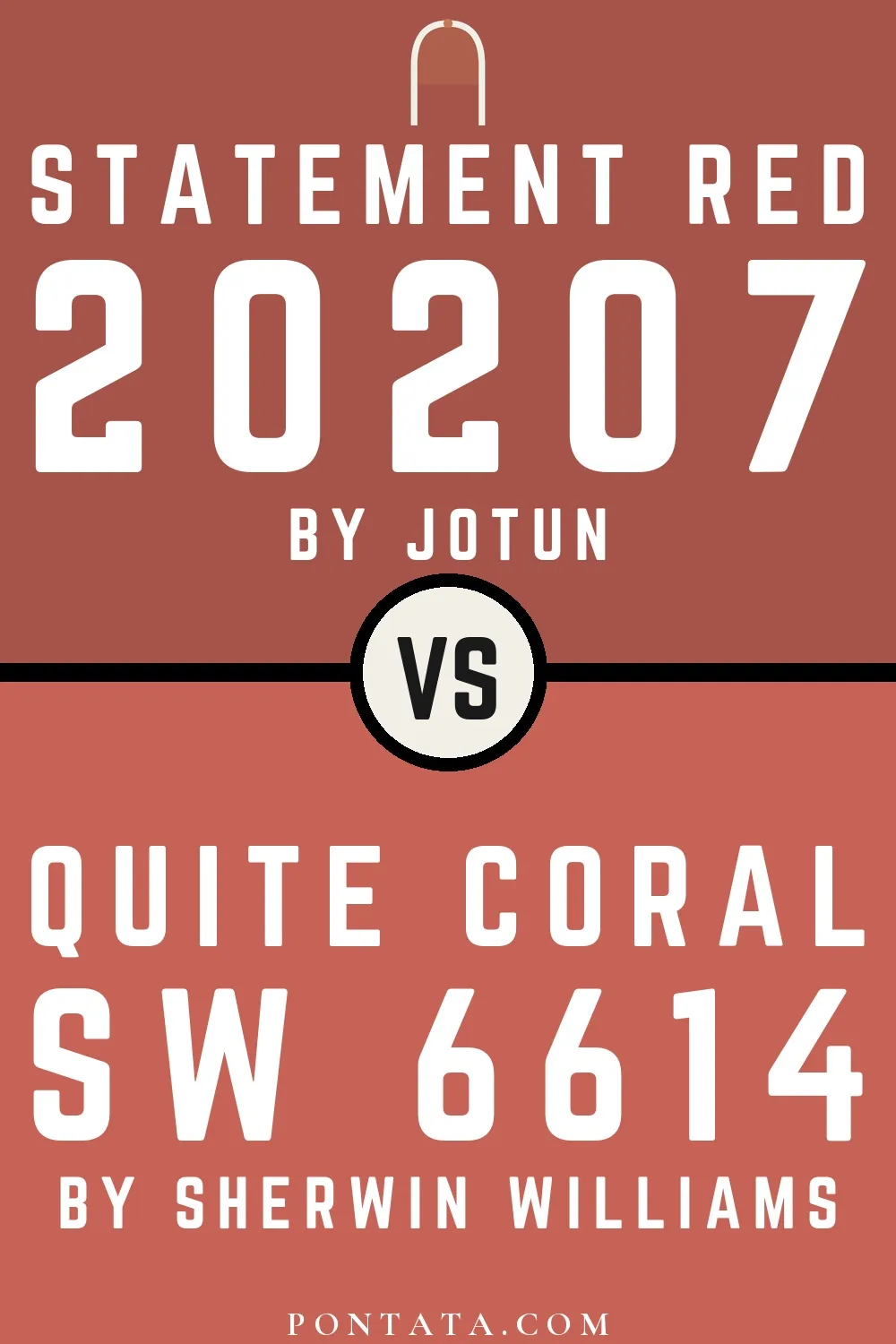 Statement Red vs Quite Coral