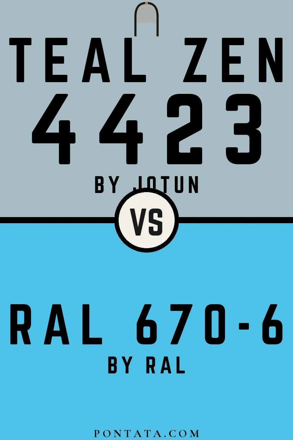 Teal Zen vs RAL 670-6