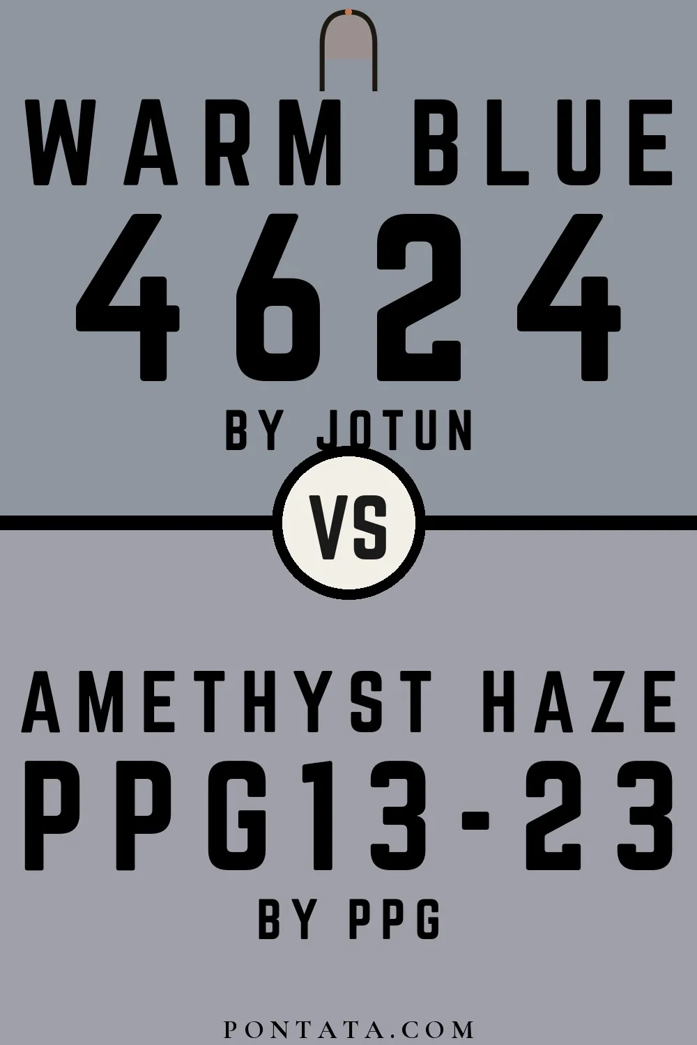 Warm Blue vs Amethyst Haze
