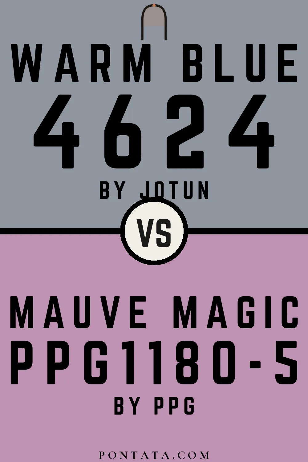 Warm Blue vs Mauve Magic