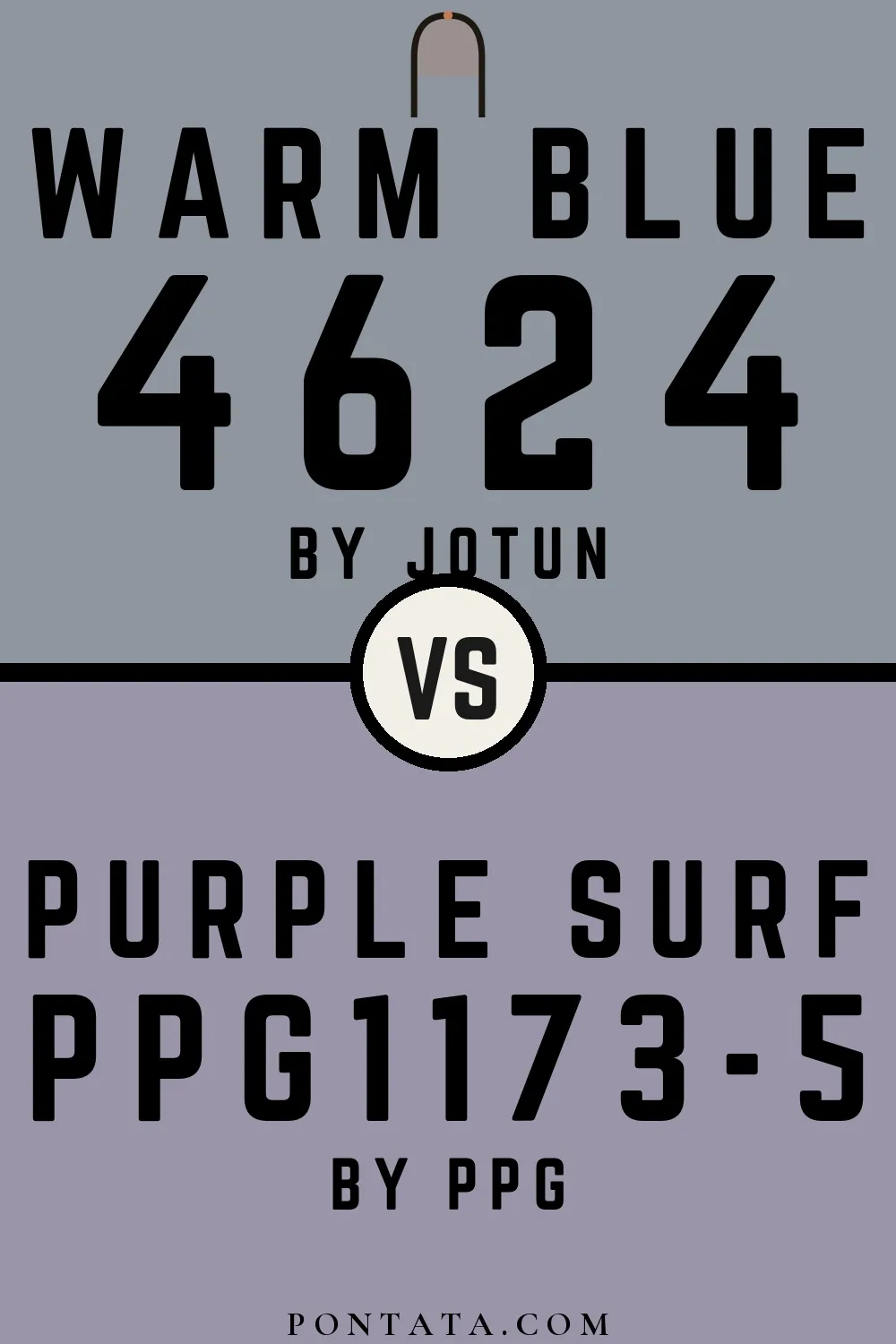 Warm Blue vs Purple Surf