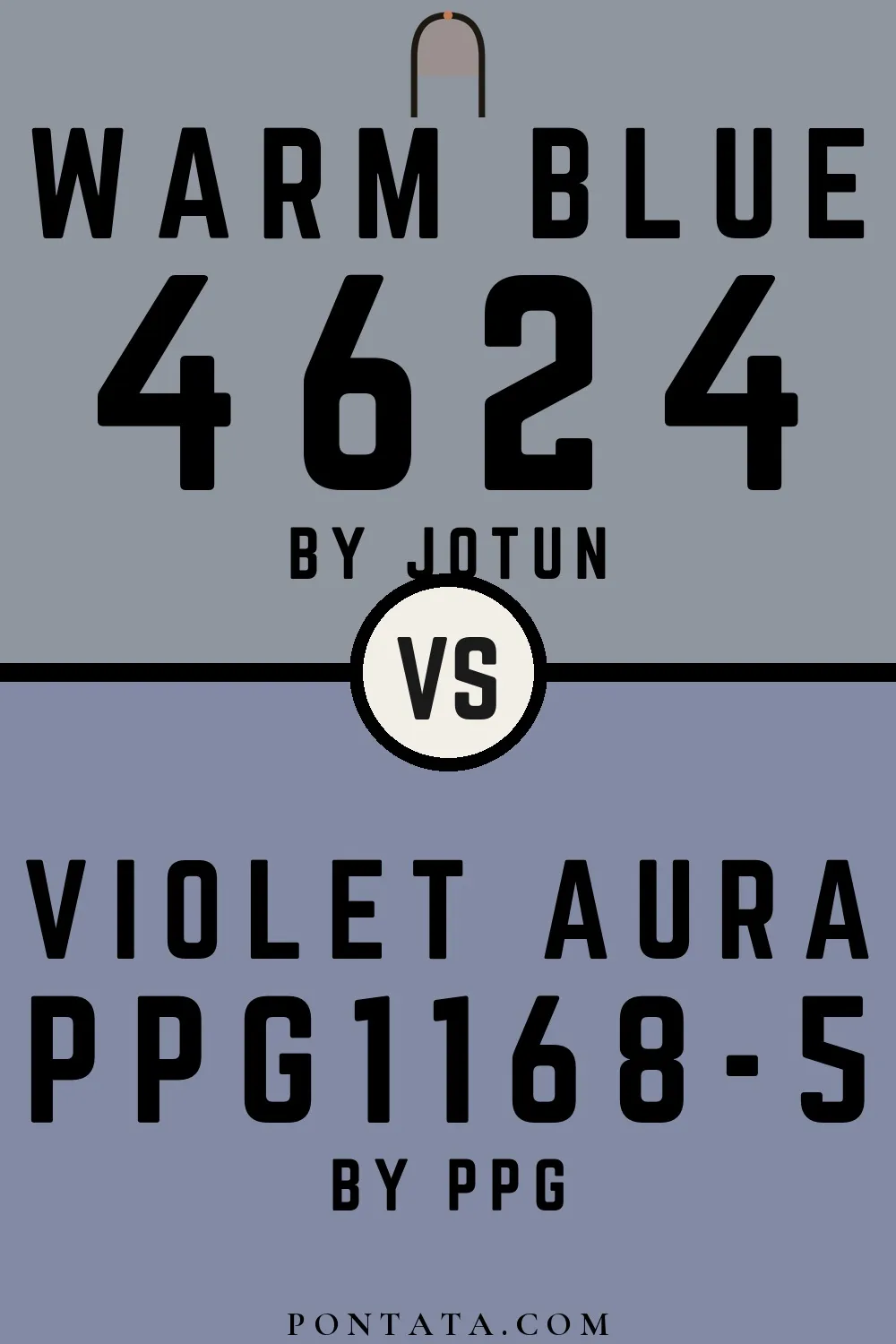 Warm Blue vs Violet Aura