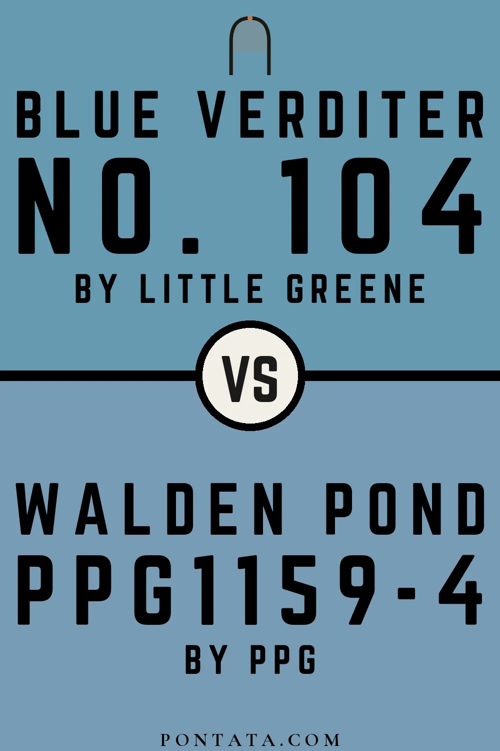 Blue Verditer vs Walden Pond