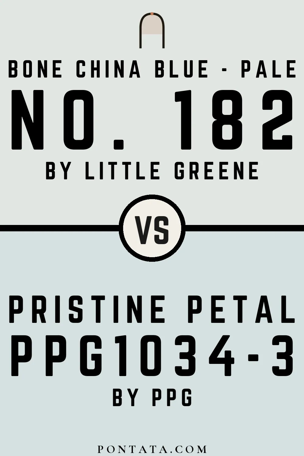 Bone China Blue - Pale vs Pristine Petal