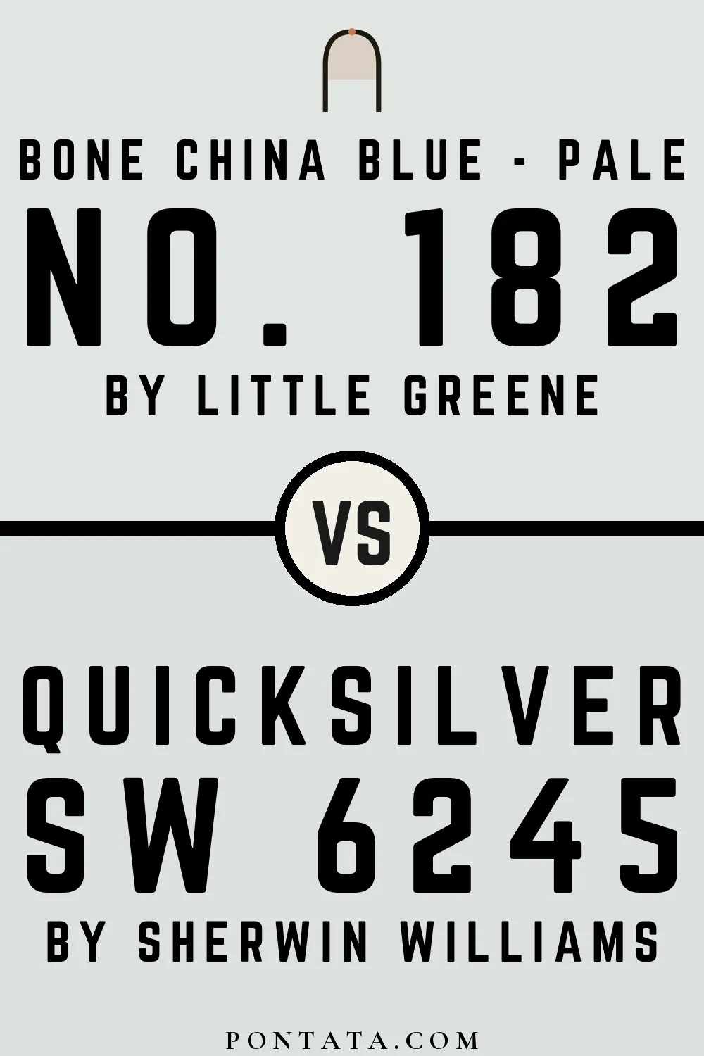 Bone China Blue - Pale vs Quicksilver