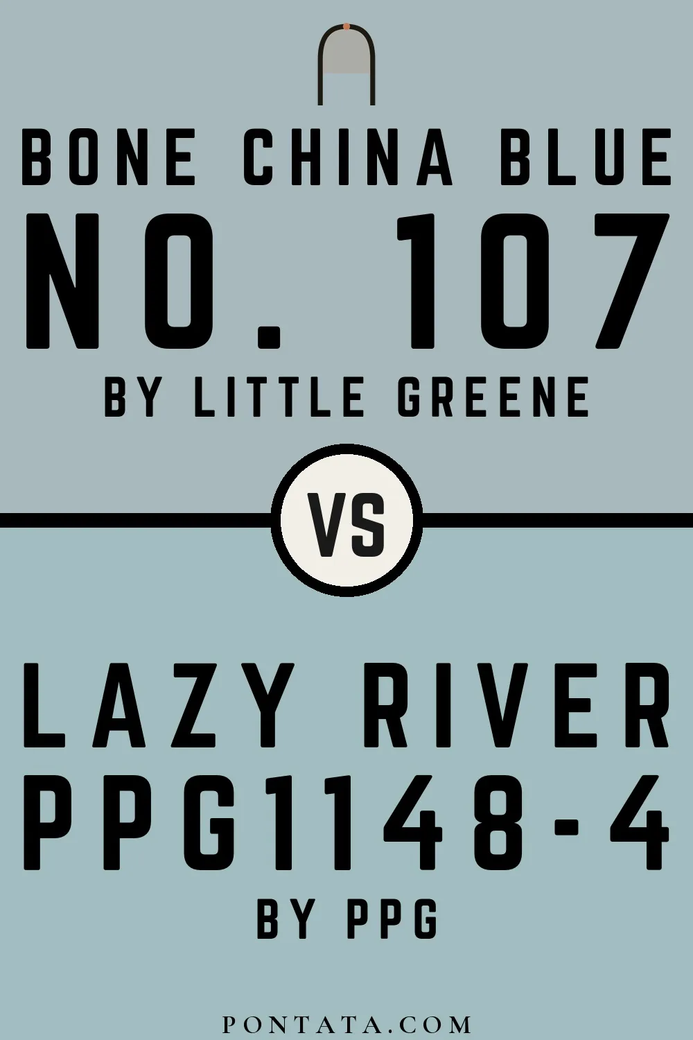 Bone China Blue vs Lazy River