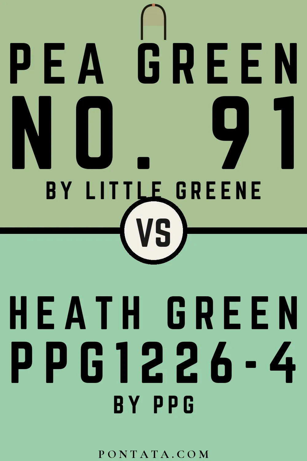 Pea Green vs Heath Green