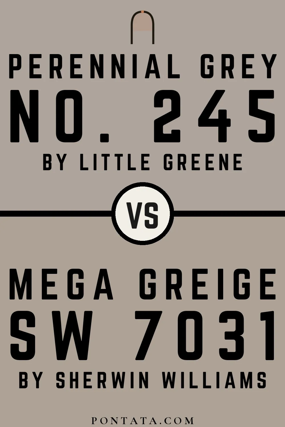 Perennial Grey vs Mega Greige