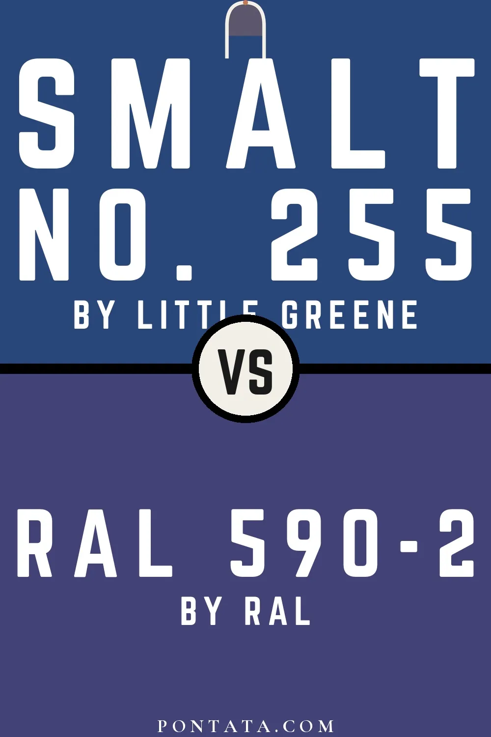 Smalt vs RAL 590-2