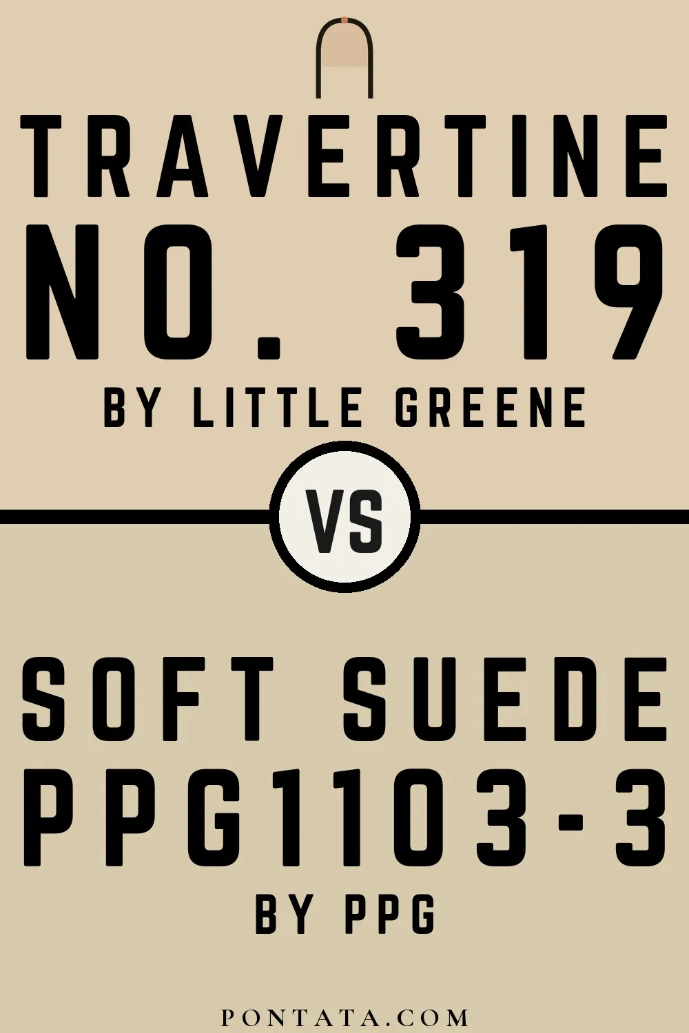 Travertine vs Soft Suede