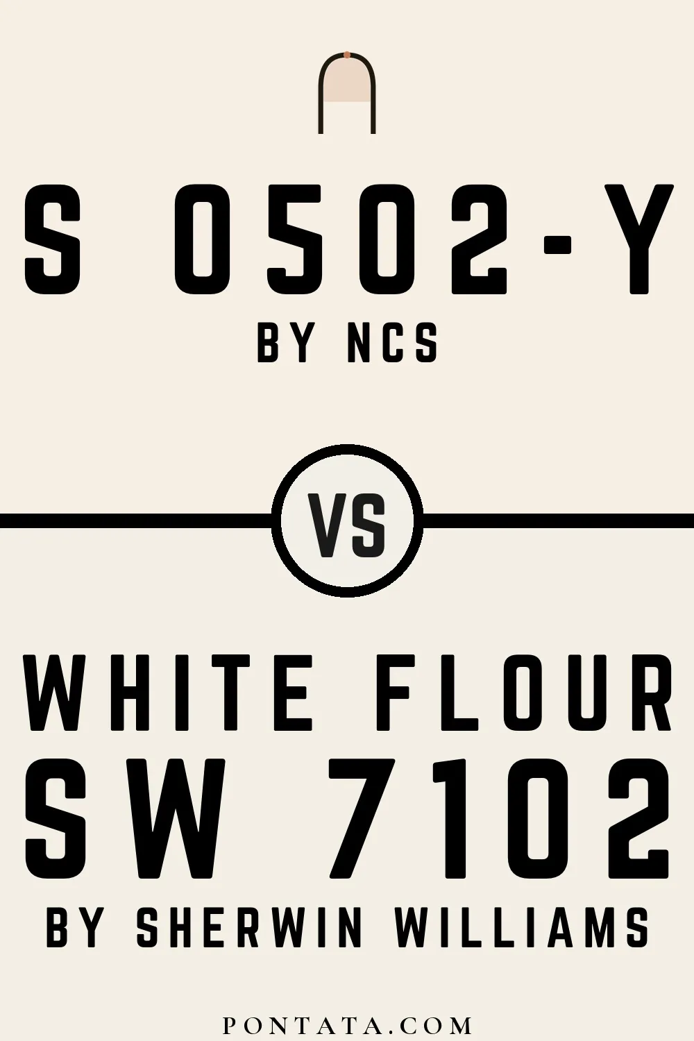 S 0502-Y vs White Flour