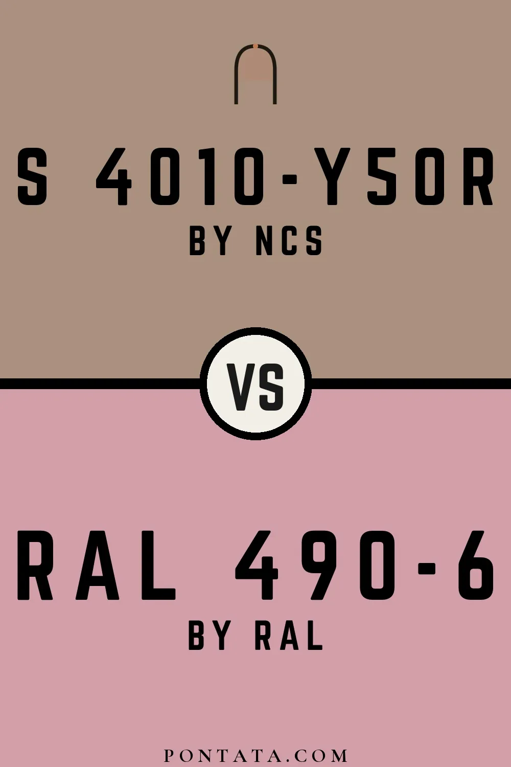 S 4010-Y50R vs RAL 490-6