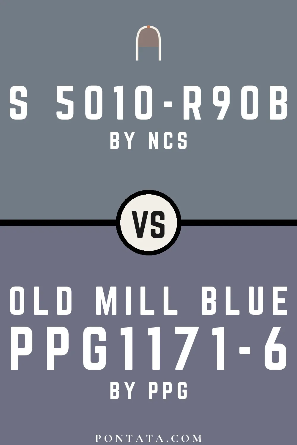 S 5010-R90B vs Old Mill Blue