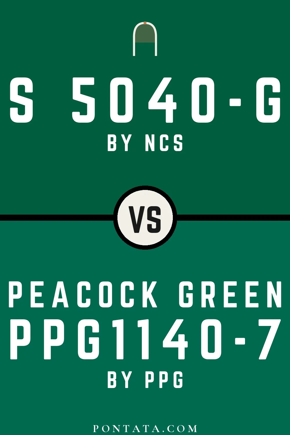 S 5040-G vs Peacock Green