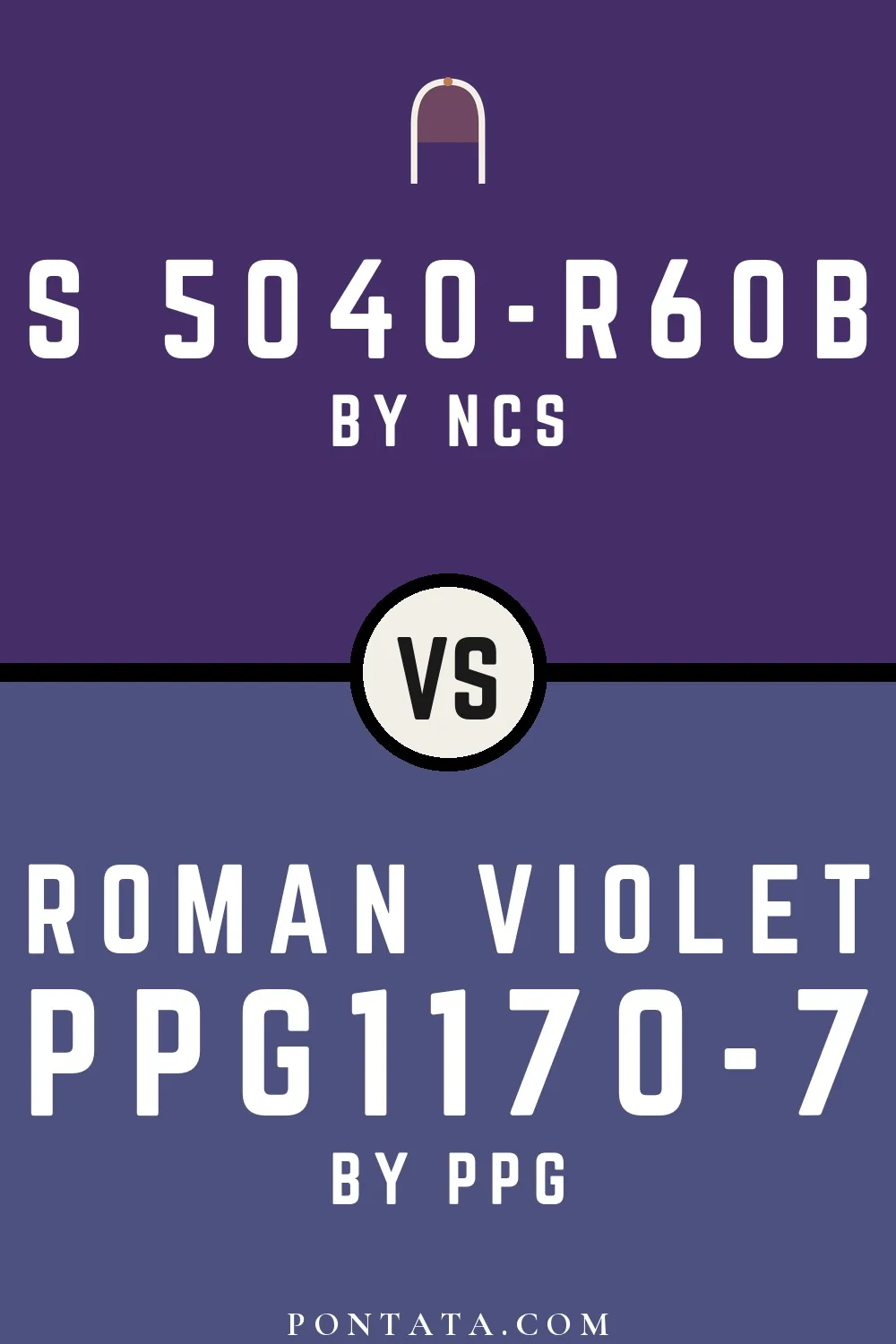 S 5040-R60B vs Roman Violet