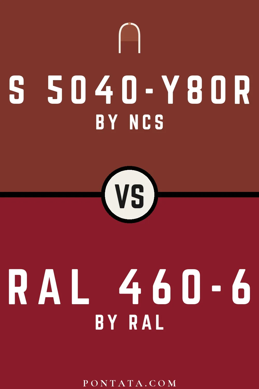 S 5040-Y80R vs RAL 460-6