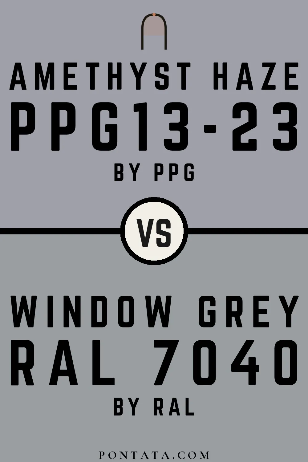 Amethyst Haze vs Window grey