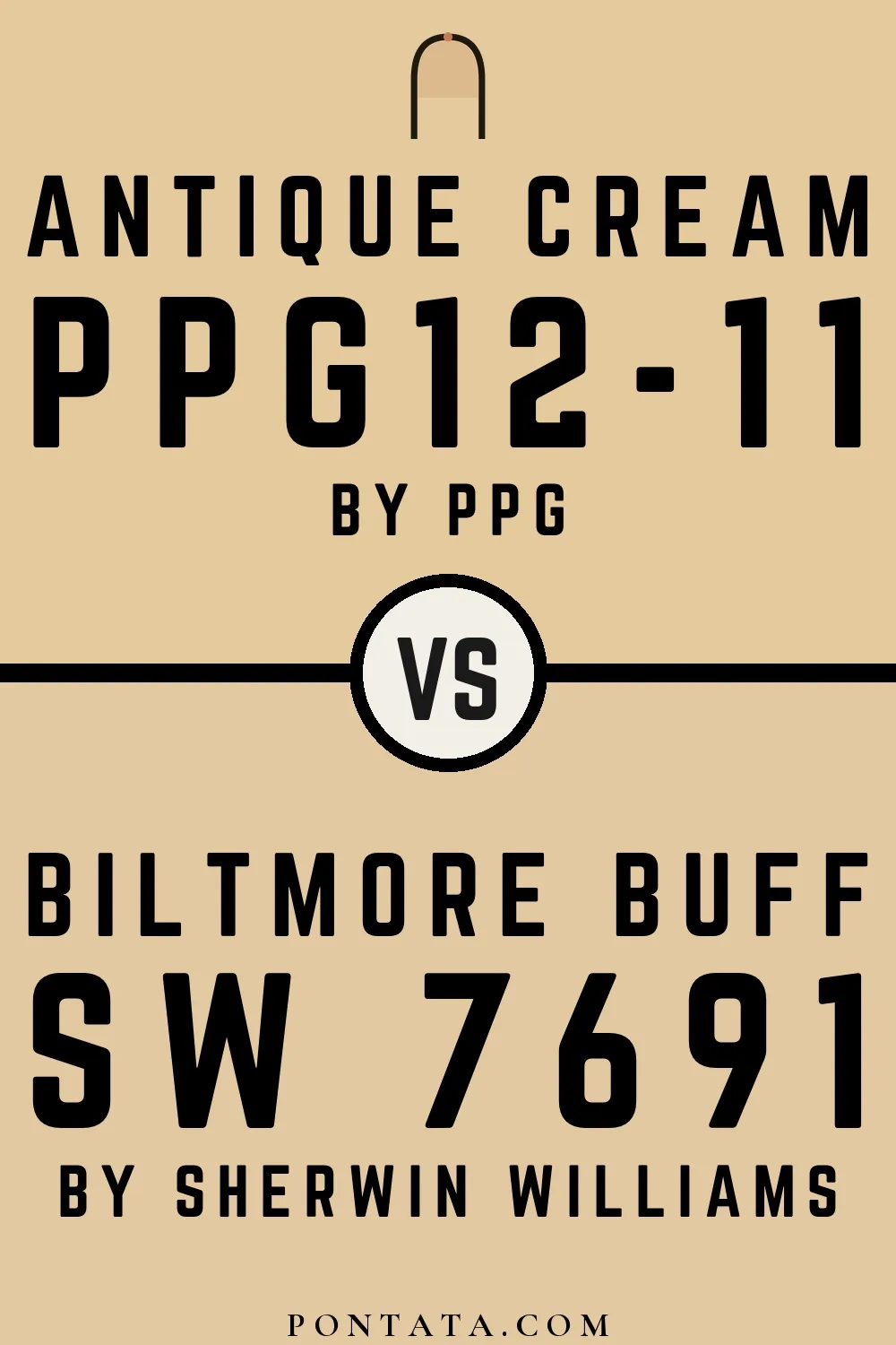 Antique Cream vs Biltmore Buff