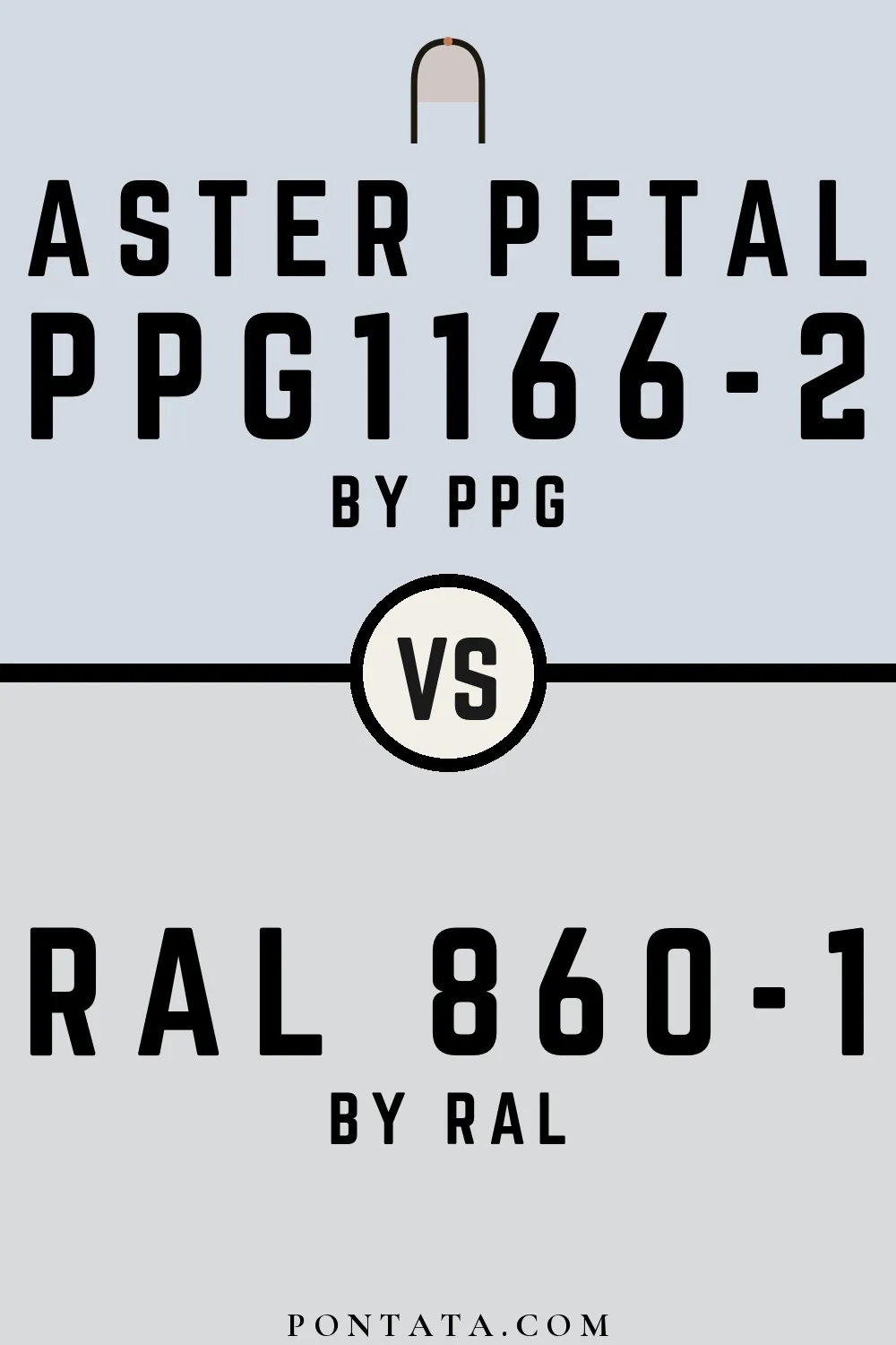 Aster Petal vs RAL 860-1