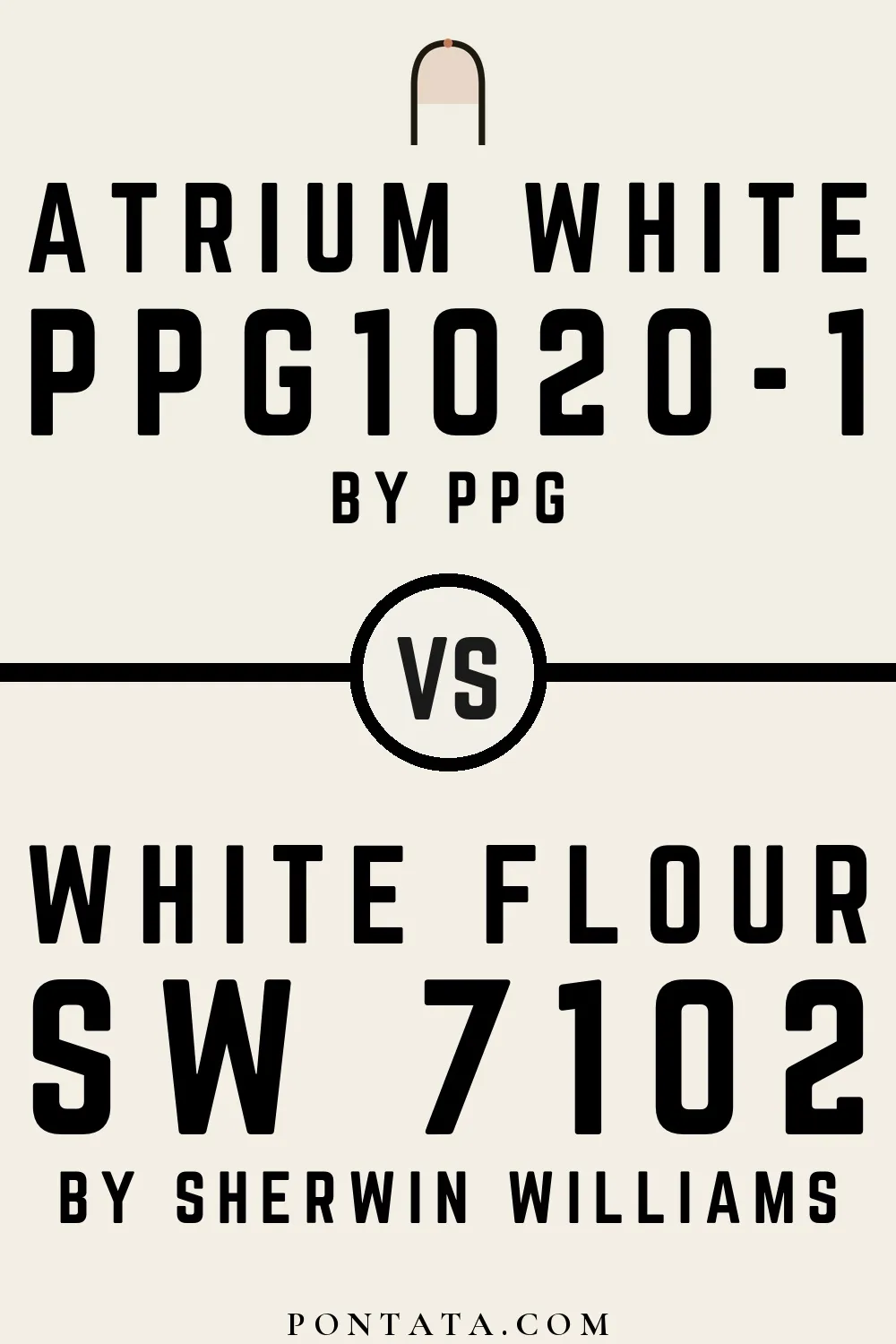 Atrium White vs White Flour