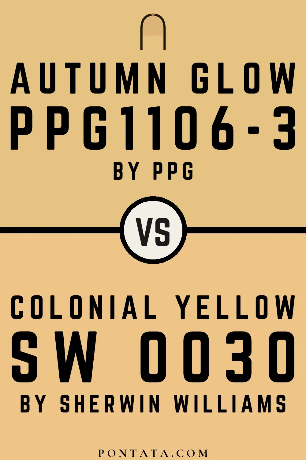 Autumn Glow vs Colonial Yellow