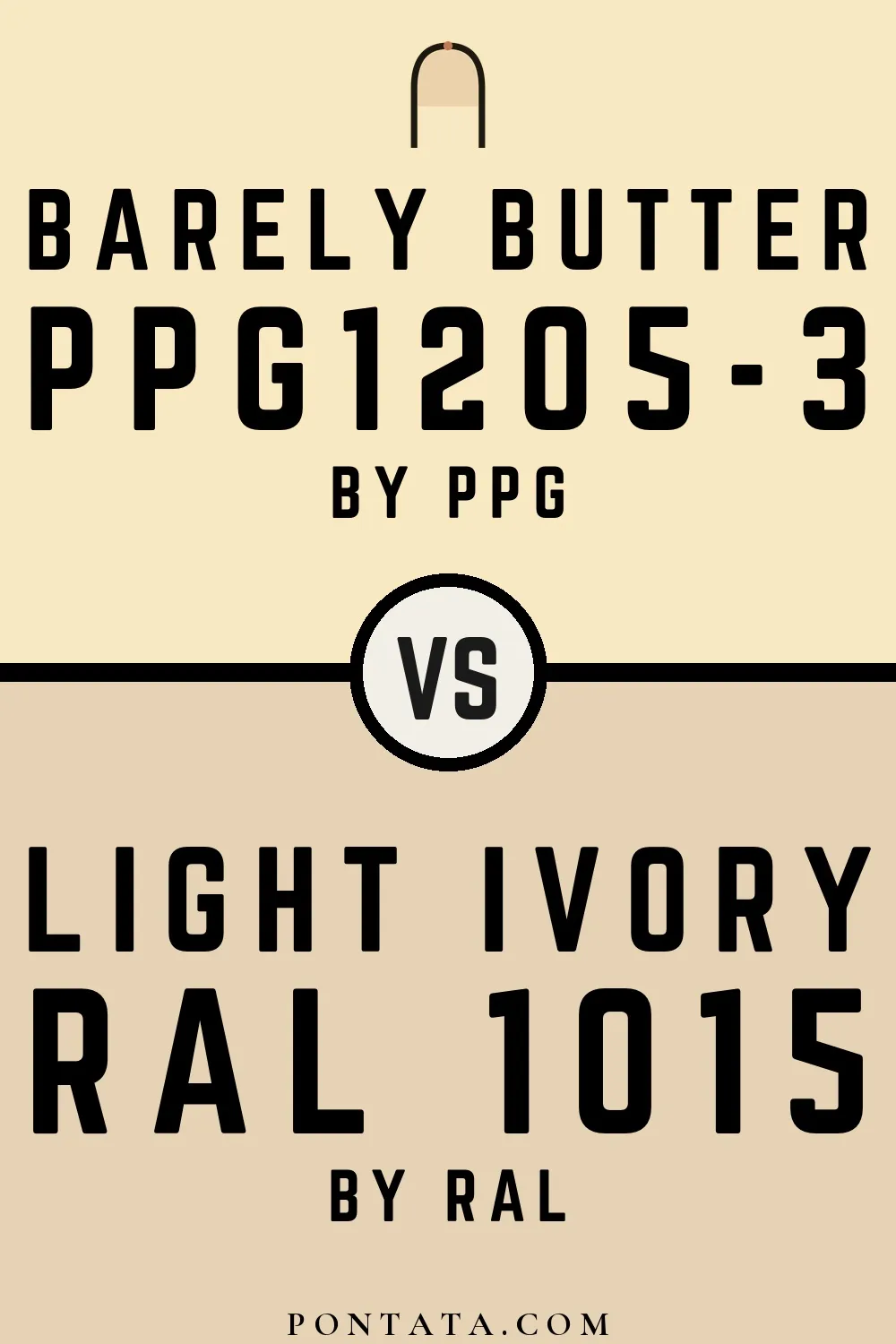 Barely Butter vs Light ivory