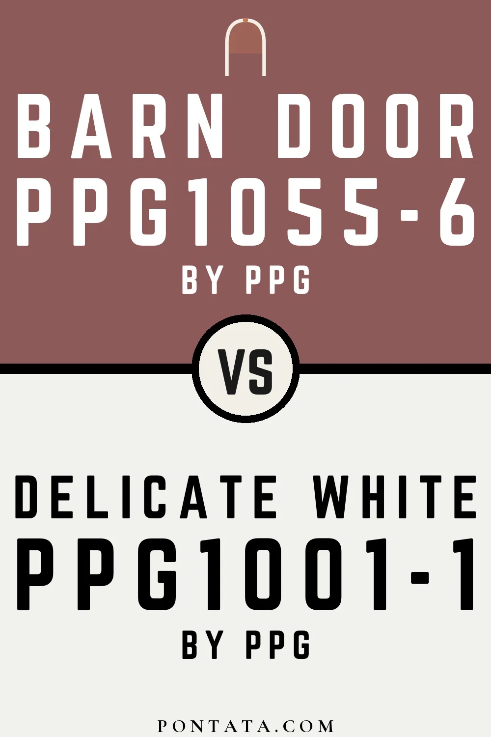 Barn Door vs Delicate White