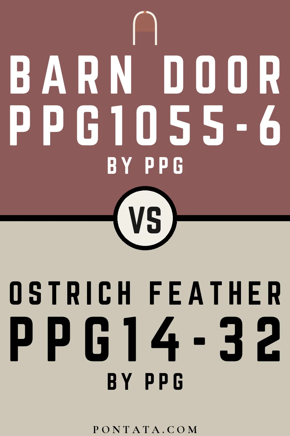 Barn Door vs Ostrich Feather